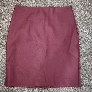J.Crew Faux Leather Pencil skirt NWT 14